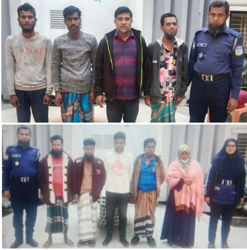 ময়মনসিংহ কোতোয়ালী মডেল থানার অভিযানে গ্রেফতার ১০ জন