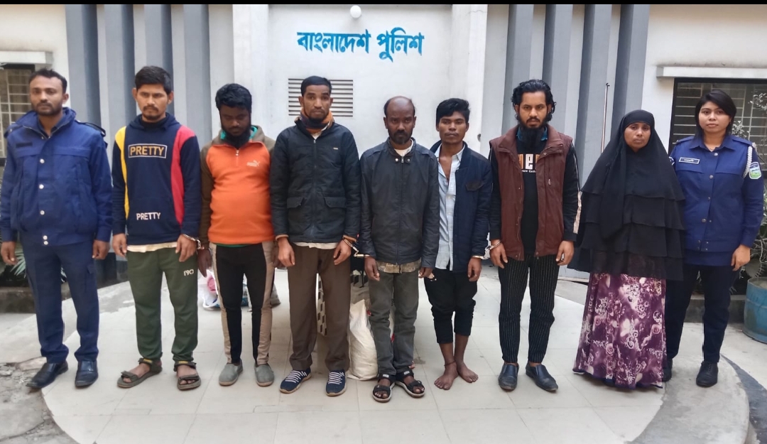 ময়মনসিংহ কোতোয়ালী মডেল থানার অভিযানে গ্রেফতার ০৮ জন