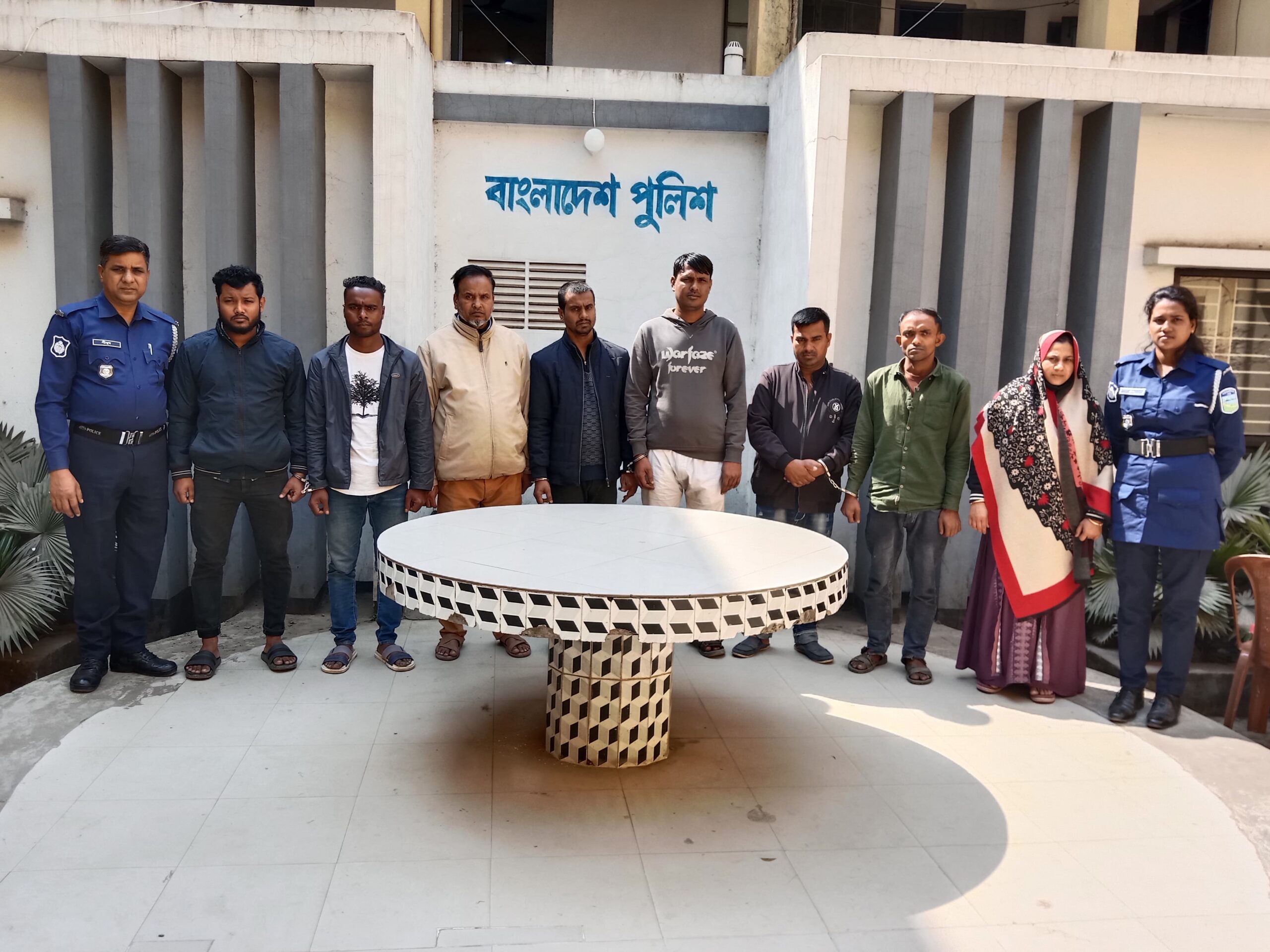 ময়মনসিংহ কোতোয়ালী মডেল থানার অভিযানে ধর্ষণ, অপহরণ ও চুরি মামলার আসামীসহ গ্রেফতার ০৯ জন