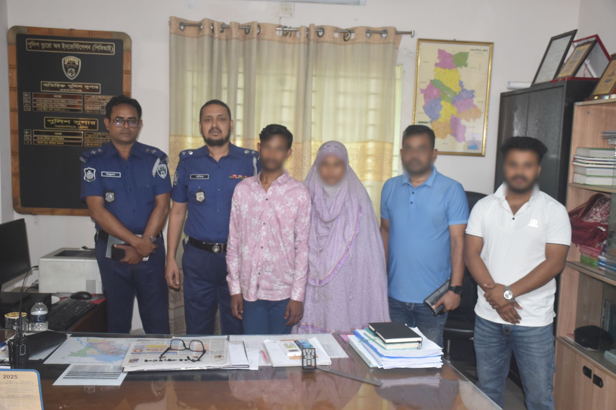 নিখোঁজ বাক-প্রতিবন্ধী যুবককে ২৪ ঘন্টার মধ্যে উদ্ধার করলো পিবিআই ময়মনসিংহ জেলা