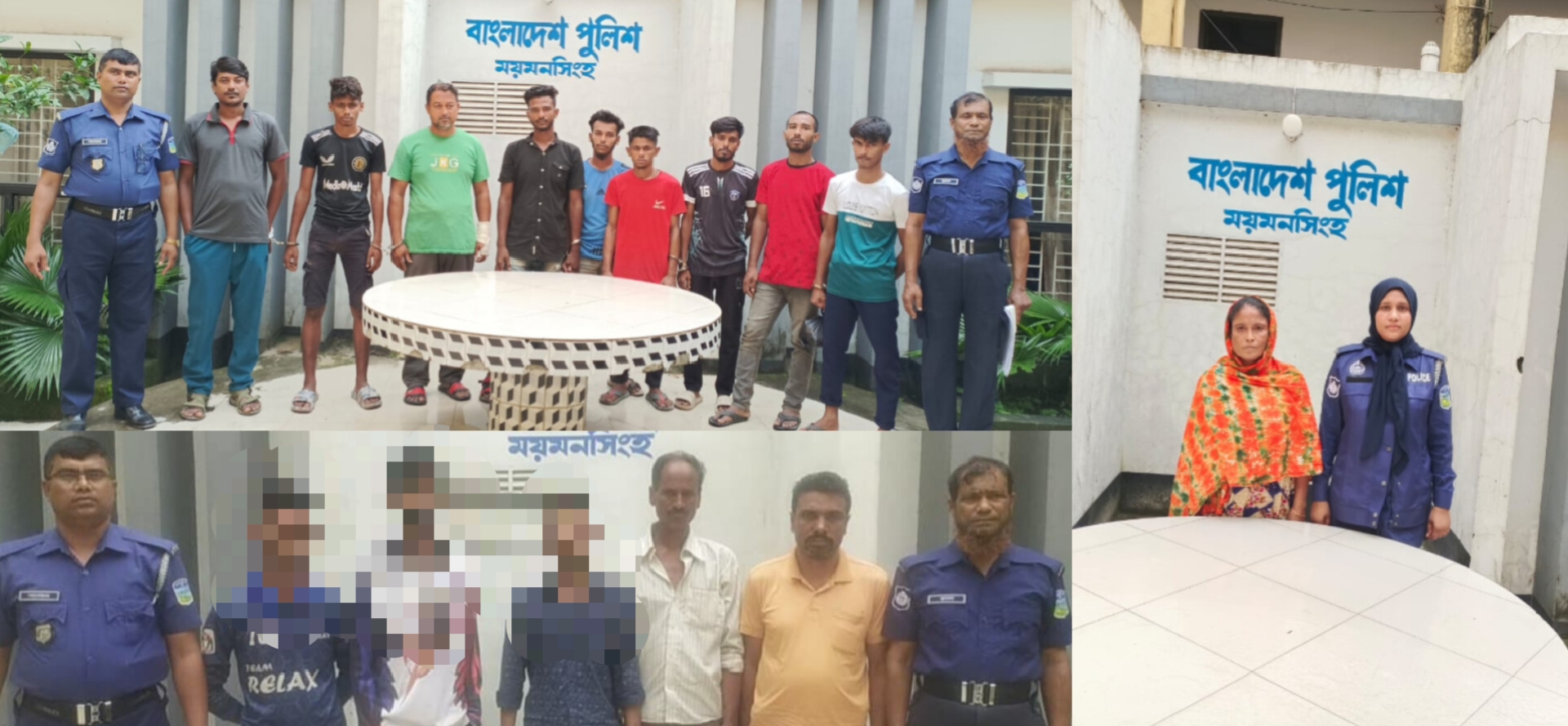 ময়মনসিংহ কোতোয়ালী পুলিশের অভিযানে পরোয়ানা ও অপহরণ মামলার আসামীসহ গ্রেফতার-১৬