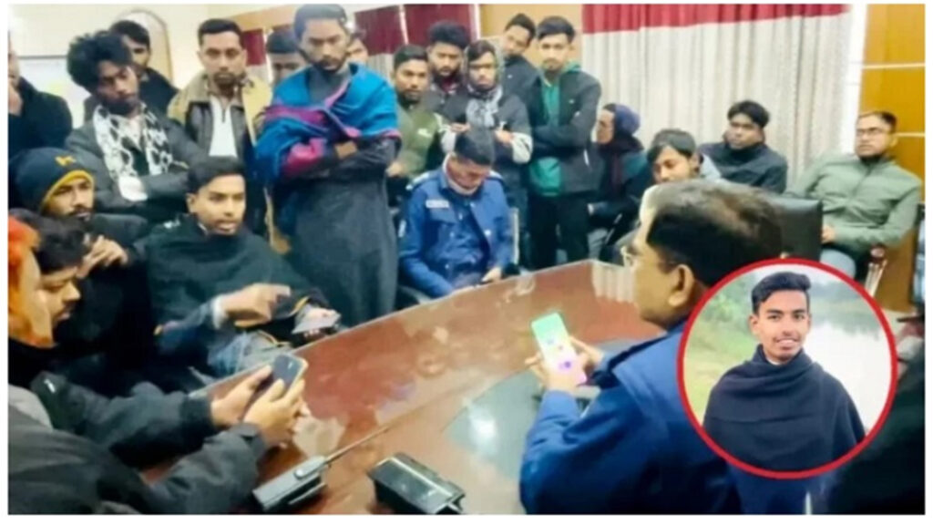 হবিগঞ্জে ওসিকে হুমকি দেয়া বৈষম্যবিরোধী নেতা মাহদী হাসান গ্রেফতার