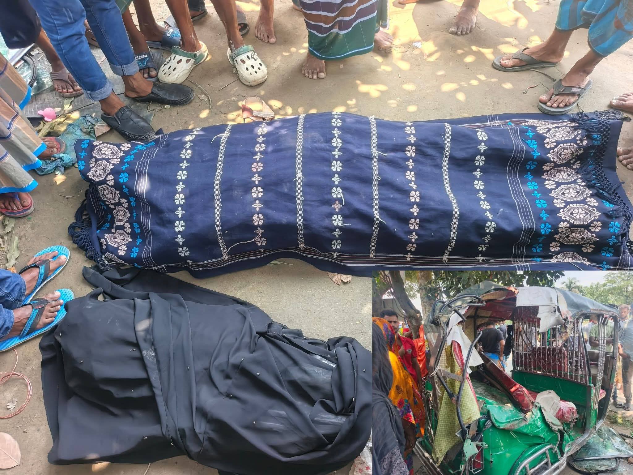 ময়মনসিংহে পিকআপের ধাক্কায় বাবা-ছেলের মর্মান্তিক মৃত্যু