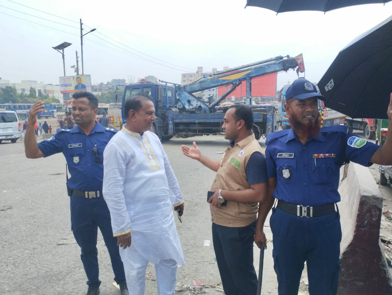ঈদ-পরবর্তী যাত্রীদের নিরাপদ যাত্রা নিশ্চিত করতে ময়মনসিংহে বিআরটিএর ব্যাপক তৎপরতা